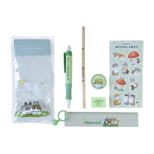 Set creativ școlar mic Mofusand Woodlands