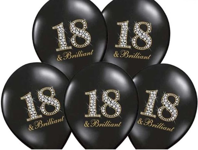 Baloane din latex Brilliant, pastel negru, 30 cm - 50 buc