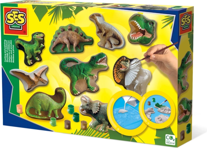 Turnare și pictare dinozauri