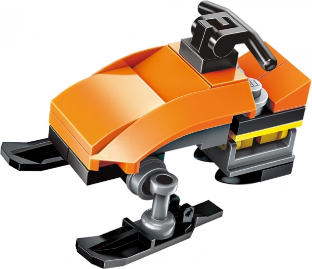 Qman set de construcție 3în1 Snowmobile Redfox