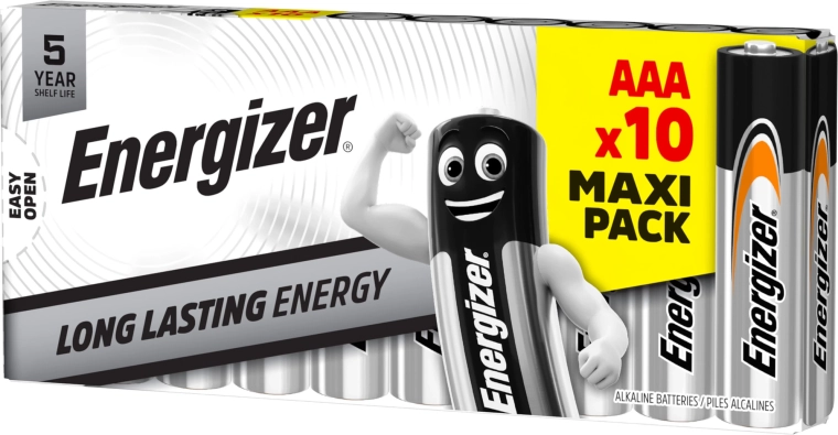 Baterii alcaline AAA 1,5 V ENERGIZER Everyday – pachet 10 buc