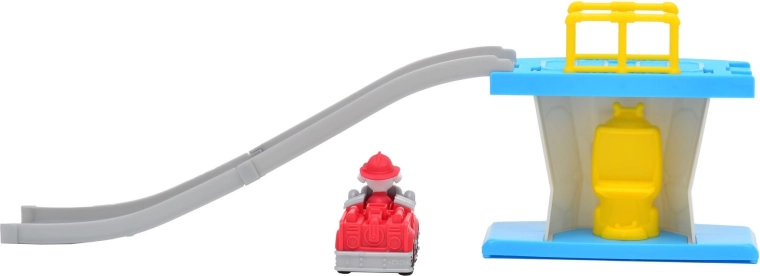 Coborâre plină de acțiune pe rampă