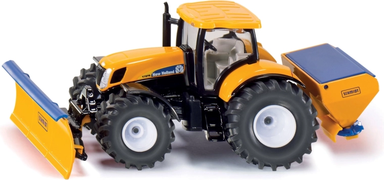 SIKU Super tractor cu lamă frontală și distribuitor de sare