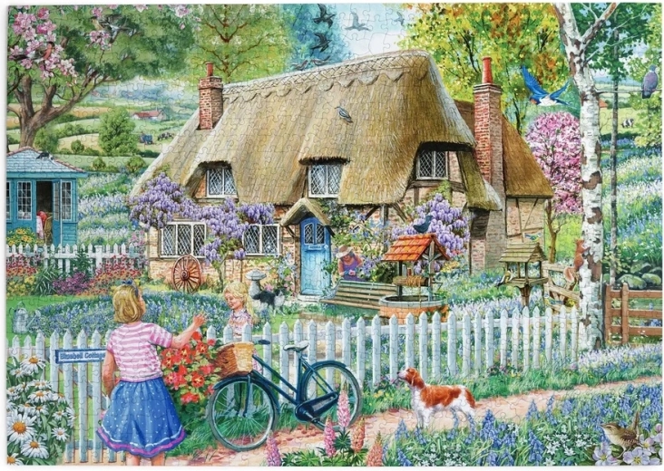 Puzzle House of Puzzles Căsuța cu clopoței, 1000 de piese