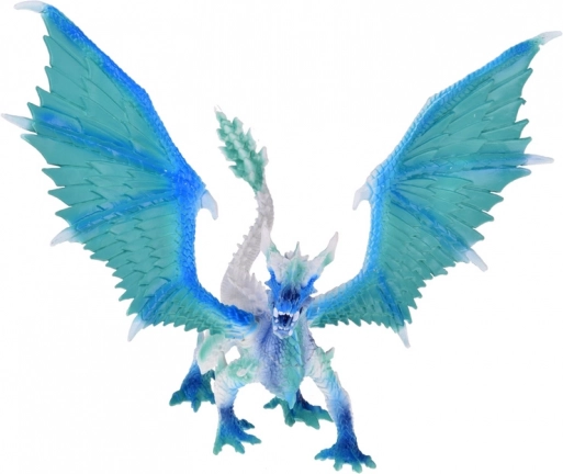 Dragon de gheață figurină cu aripi mobile