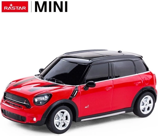 Mașină RC Rastar Mini Cooper S Countryman 1:24 roșu - 1 buc