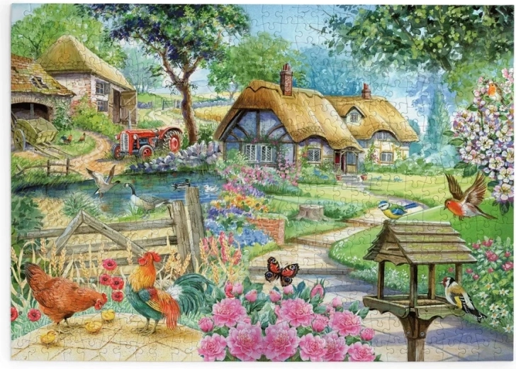 House of Puzzles Viața la țară puzzle cu 500 de piese mari