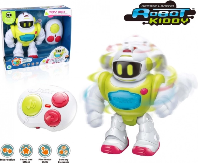 Robot interactiv cu telecomandă Kiddy cu control în infraroșu
