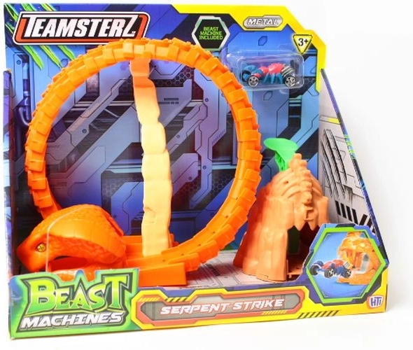 Teamsterz Beast Machines pistă serpentină Serpent Strike cu mașinuță