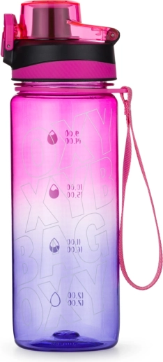 Sticlă de apă din tritan OXY Life 800 ml Ombre Fuchsia