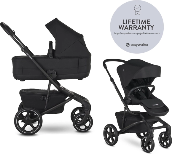 Easywalker Jimmey 2v1 cărucior combinat Pepper Black LITE RWS