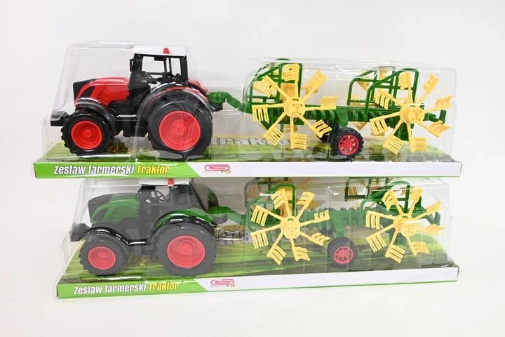 Tractor cu utilaj agricol – set de fermă pentru copii