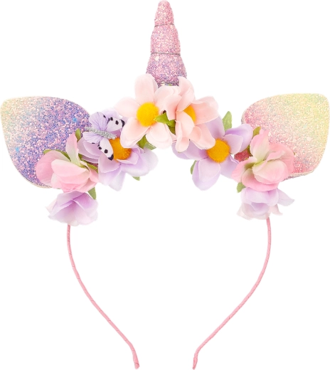 Souza! bentiță lila cu unicorn