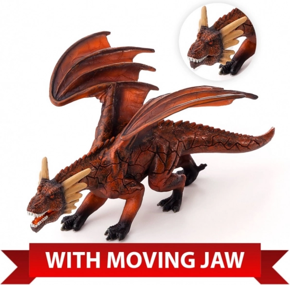 Mojo dragon de foc cu mandibulă mobilă – figurină Deluxe