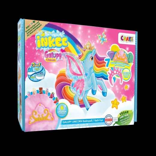 Set cadou pentru baie INKEE Galupy Unicorn