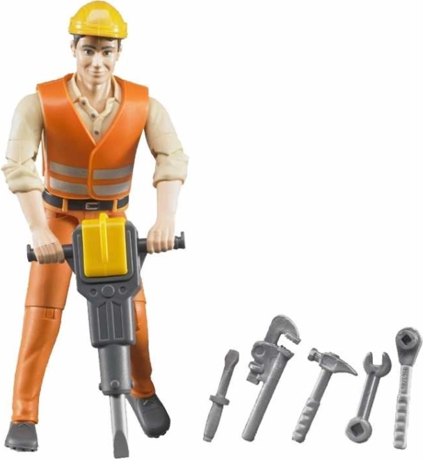 Bworld figurină muncitor în construcții