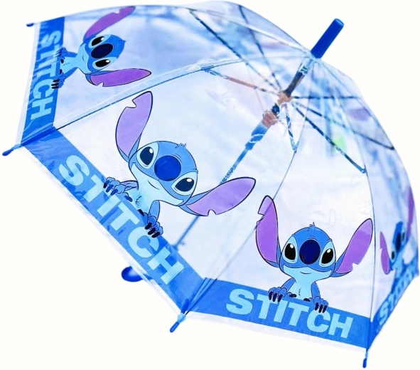 Umbrelă transparentă Lilo și Stitch