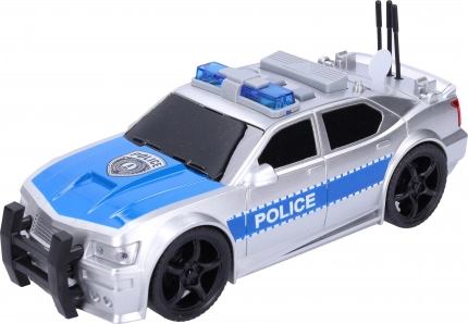 Mașină de poliție cu efecte luminoase și sonore 19 cm