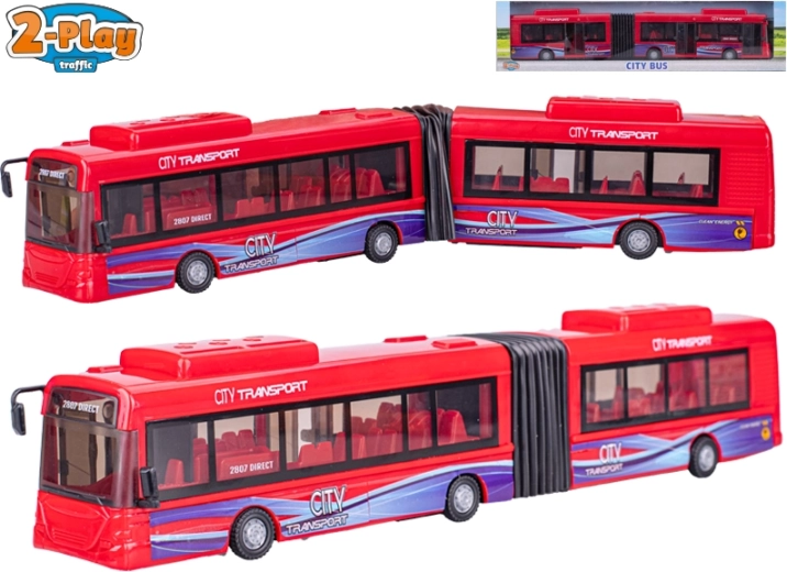 Autobuz urban 2-Play 39 cm cu rulare liberă