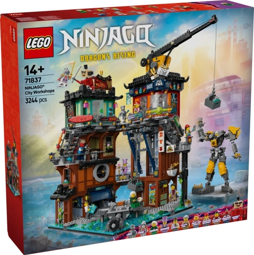 LEGO NINJAGO Atelierele din orașul NINJAGO
