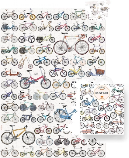 CzuCzu Puzzlove Biciclete – puzzle cu 1000 de piese
