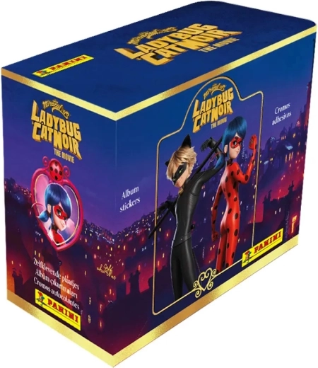 Panini Miraculous Ladybug & Cat Noir: Film - colecție de autocolante de colecție - box cu 24 de plicuri
