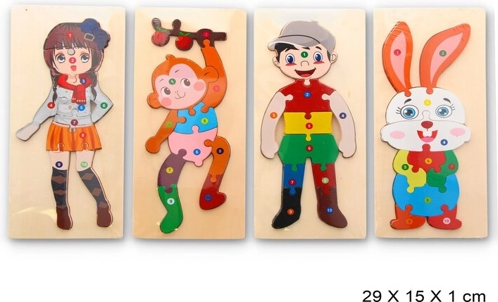Puzzle pentru copii din lemn