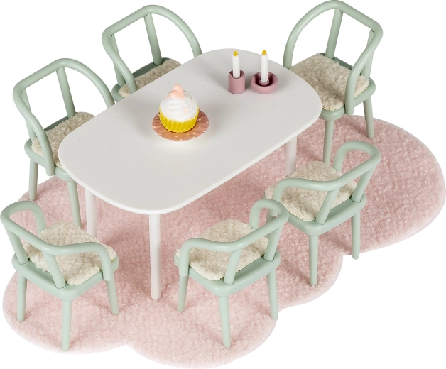 Set de mobilier pentru sufragerie pentru casa de păpuși Lundby