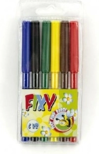 Set de markere colorate Wiky 6 buc