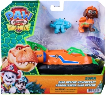 Patrula Cățelușilor Dino Movie: aeroglisorul de salvare al lui Zuma cu figurine