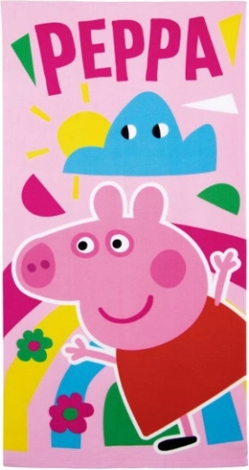 Prosop pentru copii Peppa Pig din microfibră 70 × 140 cm