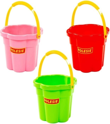Găletușă din plastic pentru copii, floare - 1 bucată