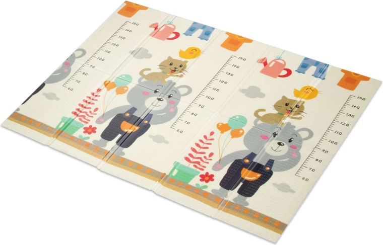 Grafică cu două fețe și riglă de înălțime