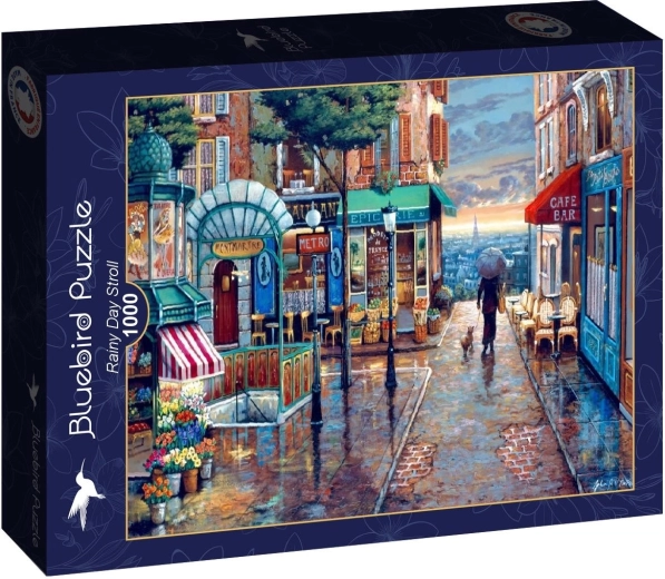 Puzzle Bluebird „Plimbare într-o zi ploioasă” 1000 de piese