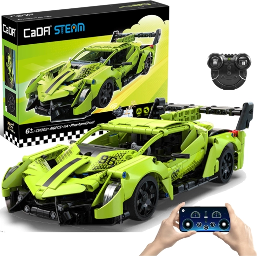 Cada steam set de construcție RC mașină sport Phantom Ghost 1:14 (416 piese)