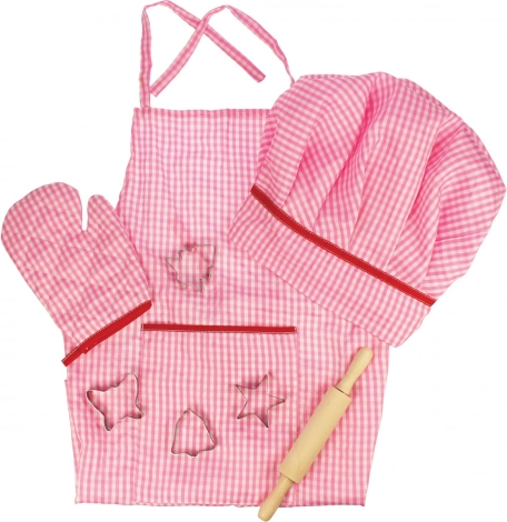 Bigjigs Toys set de bucătar pentru copii roz