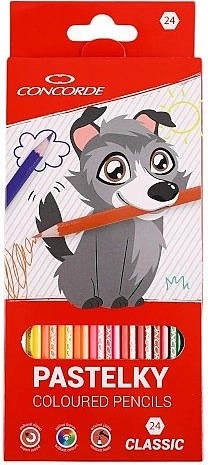 Creioane colorate Concorde Classic 24 buc