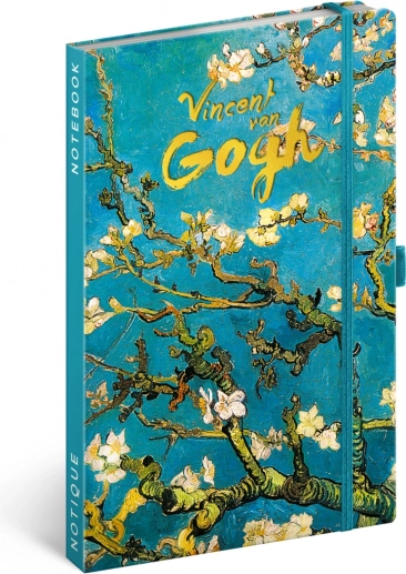 Carnet NOTIQUE Vincent van Gogh, liniat, 13 × 21 cm