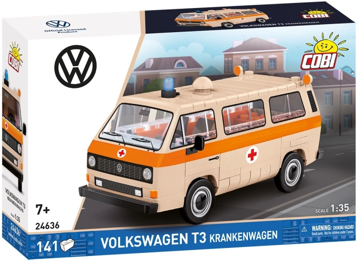 Cobi Volkswagen T3 ambulanță 1:35 (141 piese) - 1 bucată