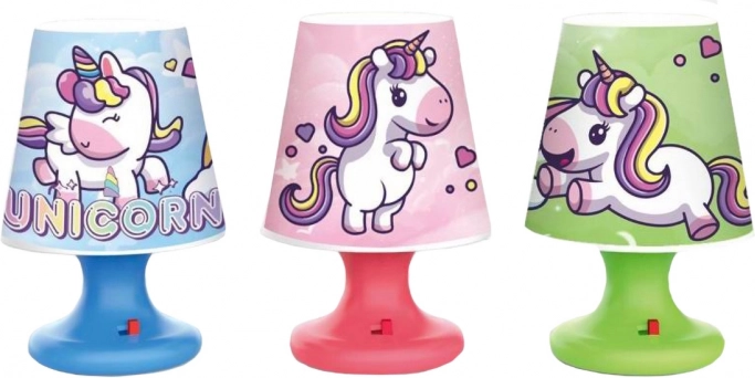 Lămpiță de noapte unicorn mini 7,2 × 10,9 cm