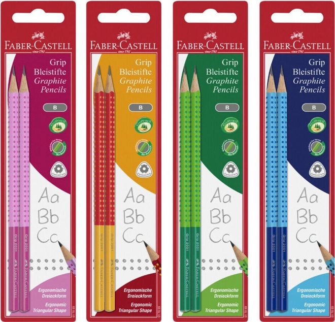 Creion grafit cu formă ergonomică Faber-Castell Grip Jumbo