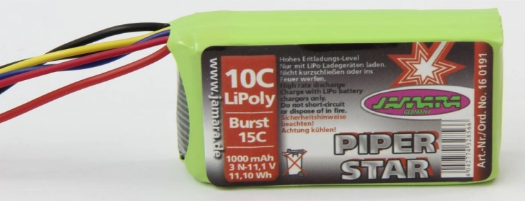 Acumulator pentru Piper Super Cub EPP 11,1 V 1000 mAh