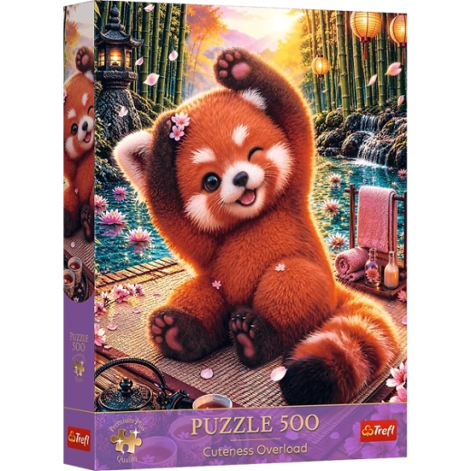 Motiv drăguț cu panda roșie din seria Cuteness Overload