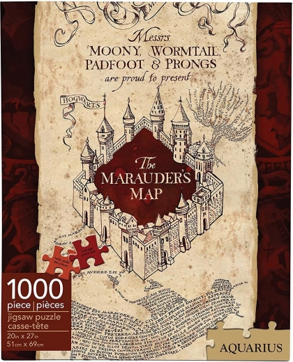 Puzzle Harry Potter: Harta Ştrengarilor 1000 de piese