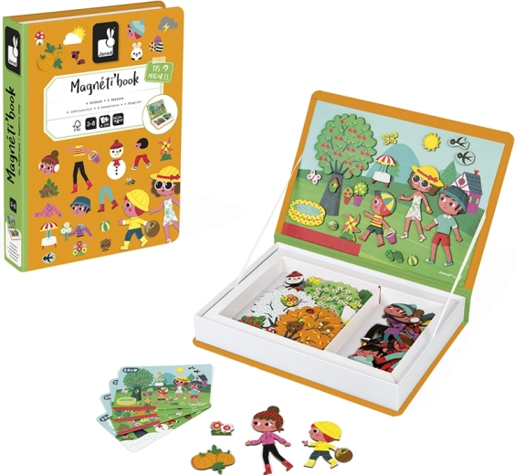 Janod Magnetibook Anotimpurile