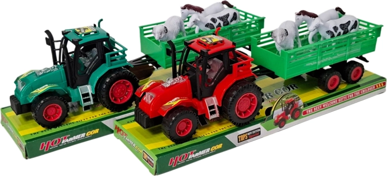 Tractor interactiv cu remorcă și animale de fermă SWEDE