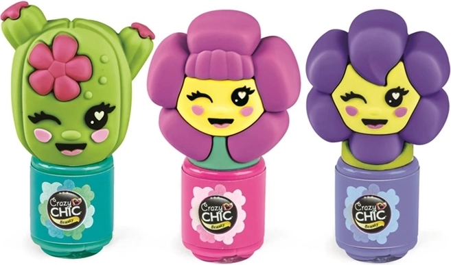Clementoni Crazy Chic set creativ pentru decorarea unghiilor cu aplicator floral