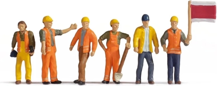 Noch set de figurine muncitori la calea ferată H0