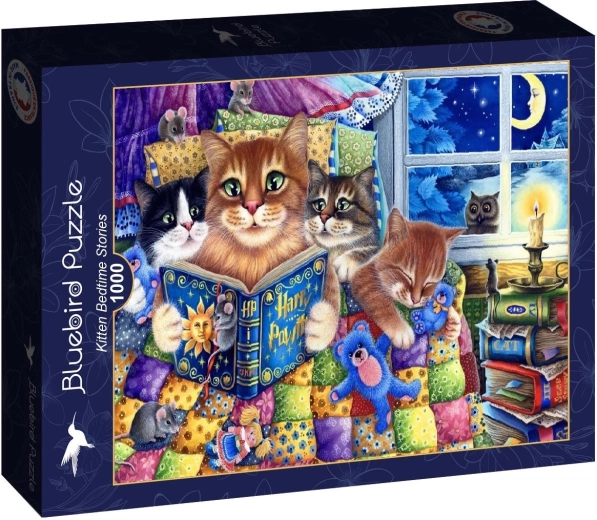 Puzzle Bluebird Pisoi și povești de noapte bună 1000 de piese