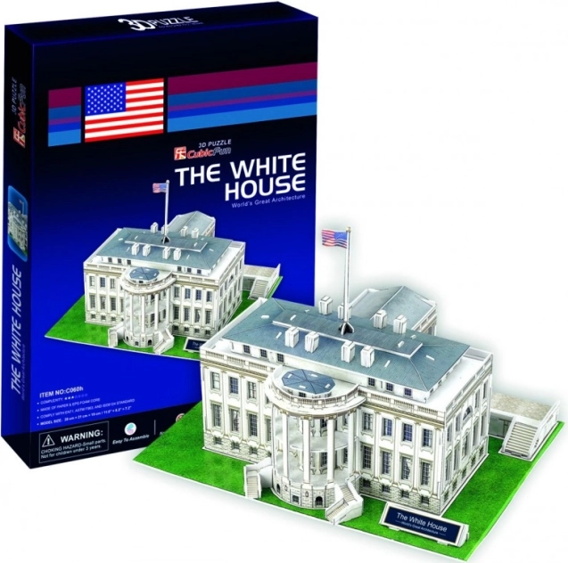 CUBICFUN puzzle 3D Casa Albă – 64 de piese